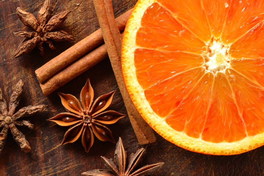 Orange, cinnamon and star anise